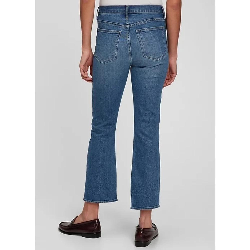 Gap High Rise Kick Fit Jeans Women's Size 29 8 Blue Denim Regular Fit Ankle - Picture 11 of 12